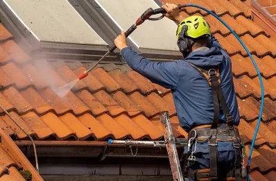 Démoussage et hydrofuge de toiture à Pindères